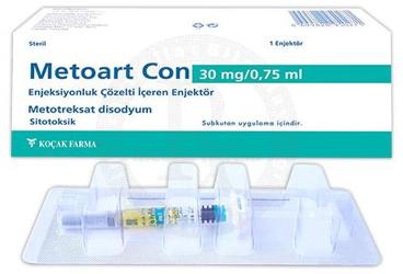 METOART CON 30 MG/0,75 ML ENJEKSIYONLUK COZELTI ICEREN ENJEKTOR (1 ENJEKTOR)