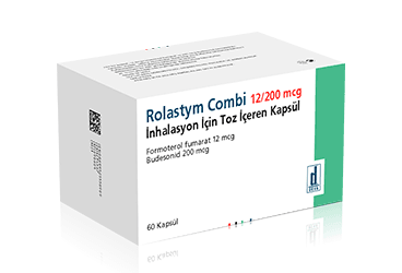 ROLASTYM COMBI 12/200 MCG INHALASYON ICIN TOZ ICEREN 60 KAPSUL