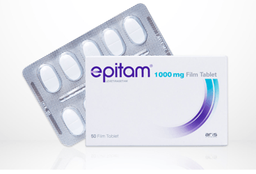 EPITAM 1000 MG 50 FILM TABLET
