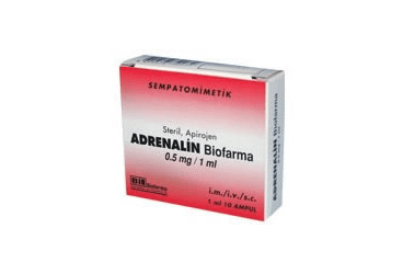 ADRENALIN BIOFARMA  0,50 MG 10 AMPUL