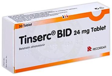 TINSERC BID 24 MG TABLET (30 TABLET)