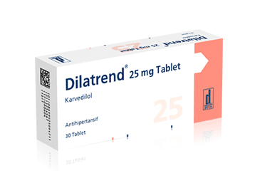 DILATREND 25 MG 30 TABLET