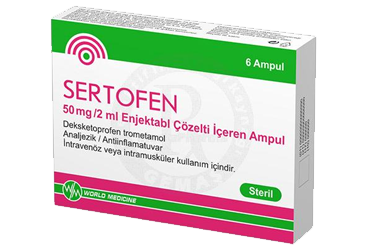 SERTOFEN 50 MG/2 ML ENJEKSIYONLUK COZELTI ICEREN 6 AMPUL