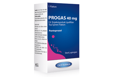 PROGAS 40 MG IV ENJEKSIYONLUK LIYOFILIZE TOZ ICEREN FLAKON