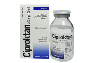 CIPROKTAN IV 200 MG/100 ML INFUZYON COZELTISI ICEREN FLAKON