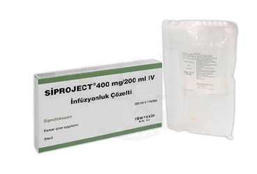 SIPROJECT 400 MG / 200 ML IV INFUZYONLUK COZELTI (1 ADET)