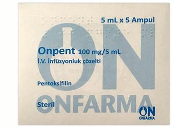 ONPENT 100 MG/5 ML IV INFUZYONLUK COZELT