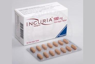 INCURIA 180 MG 84 FILM KAPLI TABLET