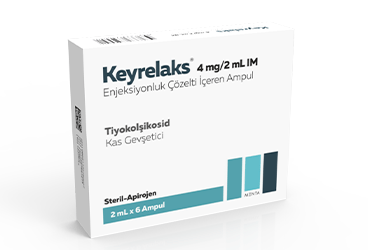 KEYRELAKS 4 MG/2 ML IM ENJEKSIYONLUK COZELTI