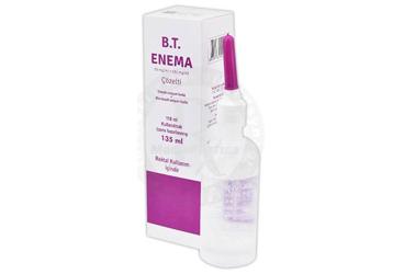 B.T. ENEMA 59 MG/ML + 161 MG/ML
REKTAL COZELTI (135 ML)