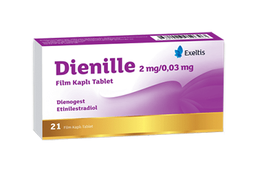 DIENILLE 2 MG/0,03 MG 21 FILM KAPLI TABLET