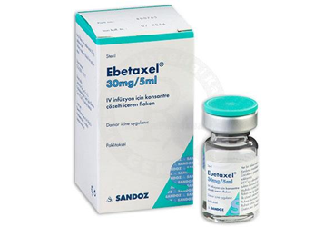 EBETAXEL 30 MG/5ML IV INFUZYON ICIN KONS. COZELTI ICEREN FLAKON