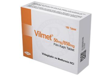 VILMET 50 MG / 850 MG FILM KAPLI TABLET (180 TABLET)