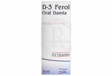 D-3 FEROL ORAL DAMLA (15 ML)