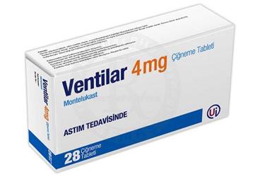 VENTILAR 4 MG 28 CIGNEME TABLETI