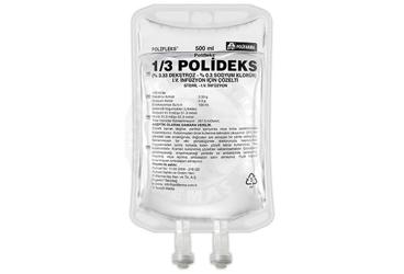 POLIFLEKS 1/3 POLIDEKS IV INF. ICIN COZ. 500 ML SETSIZ PVC