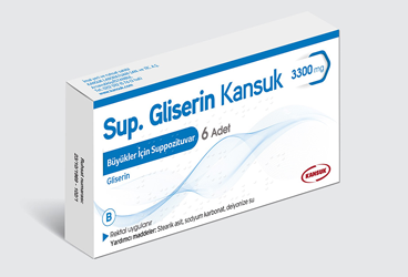 GLISERIN-KANSUK B 3300 MG 6 SUP.