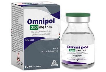 OMNIPOL 350 MG/ML IA,IV ENJ. ICIN COZELTI ICEREN FLAKON 50 ML
