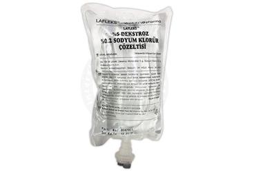 LAFLEKS %5 DEKSTROZ %0,2 SODYUM KLORUR COZELTISI 500 ML(SETLI) PP TORBA