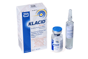 KLACID IV 500 MG 1 ENJEKTABL FLAKON