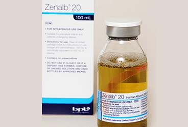ZENALB HUMAN ALB.%20 100 ML 1 FLAKON