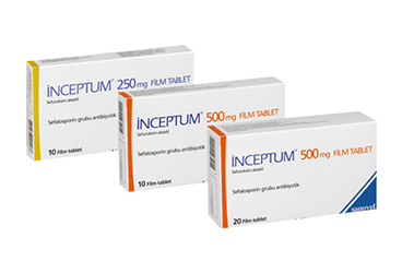 INCEPTUM 500 MG 14 FILM TABLET