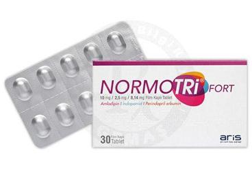 NORMOTRI FORT 10 MG/2,5 MG/8,14 MG FILM KAPLI TABLET