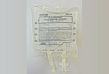 BIOFLEKS %5 DEKSTROZ %0.2 SODYUM KLORUR 250 ML SOLUSYON (PVC TORBA) SETSIZ