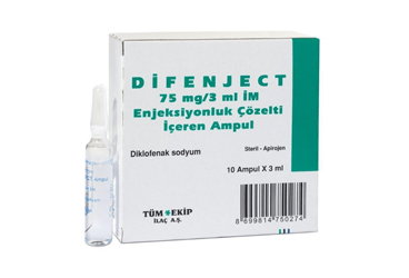 DIFENJECT 75 MG/3 ML IM ENJEKSIYONLUK 10 AMPUL