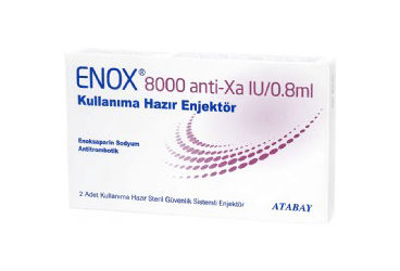 ENOX 8000 ANTI-XA IU/0,8 ML 20 KULLANIMA HAZIR ENJEKTOR