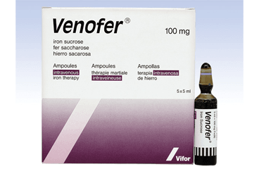 VENOFER 100 MG/5 ML IV ENJEKSIYONLUK COZELTI