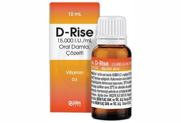 D-RISE 15.000 I.U./ML ORAL DAMLA, COZELTI (10 ML)