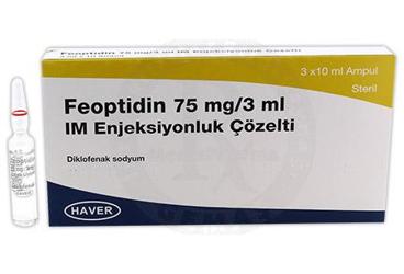 FEOPTIDIN 75 MG / 3 ML IM ENJEKSIYONLUK COZELTI (10 ADET)