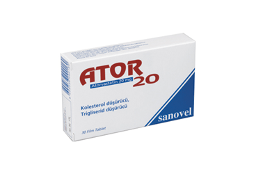 ATOR 20 MG 30 FILM TABLET
