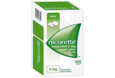 NICORETTE FRESHMINT 2 MG NANELI SAKIZ 105 TABLET
