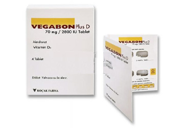 VEGABON PLUS D 70 MG/2800 IU 4 TABLET