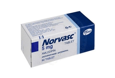 NORVASC 5 MG 90 TABLET