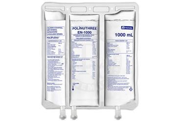 POLINUTHREE EN-1000ELEKTROLITLI AMINO ASIT COZELTISI GLUKOZ COZELTISI VE LIPIDEMULSIYONU 1000 ML