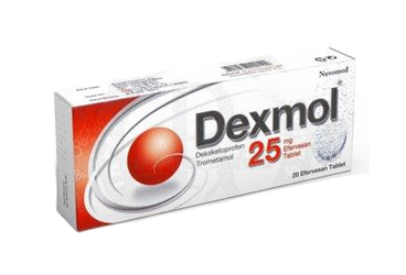 DEXMOL 25 MG 20 EFERVESAN TABLET