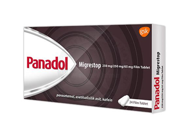 PANADOL MIGRESTOP 250 MG /250 MG /65 MG FILM TABLET
