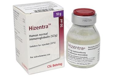 HIZENTRA 10 G/50 ML S.C. UYGULAMA ICIN ENJEKSIYONLUK COZELTI (1 FLAKON)