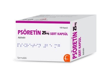 PSORETIN 25 MG SERT KAPSUL (100 KAPSUL)