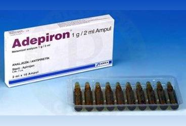 ADEPIRON 1 GR/2 ML IM/IV ENJEKSIYONLUK COZELTI
