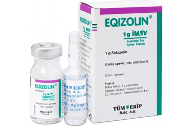 EQIZOLIN- IM/IV 1000 MG 1 FLAKON