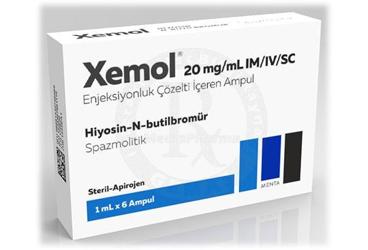 XEMOL 20 MG/ ML IM/IV/SC ENJEKTABL COZELTI ICEREN 6 AMPUL