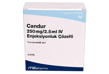 CANDUR 250 MG/2.5 ML IV ENJEKSIYONLUK COZELTI