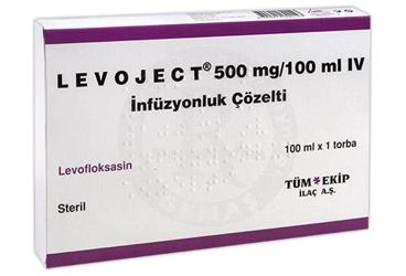 LEVOJECT 500 MG/100 ML IV INFUZYON COZELTI 1 FLAKON