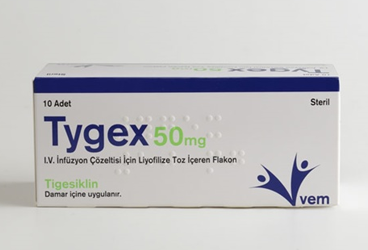 TYGEX 50 MG IV INFUZYON ICIN LIYOFILIZE TOZ ICEREN 10 FLAKON