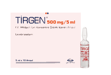 TIRGEN 500 MG/5 ML IV INFUZYONLUK KONSANTRE COZELTI