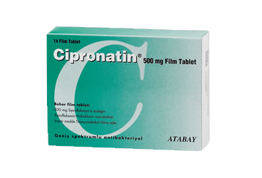 CIPRONATIN 500 MG 14 TABLET